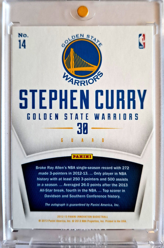 2012-13 Panini Innovation Innovative Ink Stephen Curry Auto Autograph Golden State Warriors