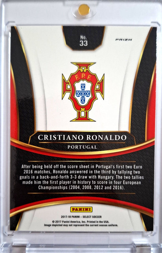2017-18 Panini Select Soccer Terrace Multi-Color Prizm Cristiano Ronaldo SP Portugal