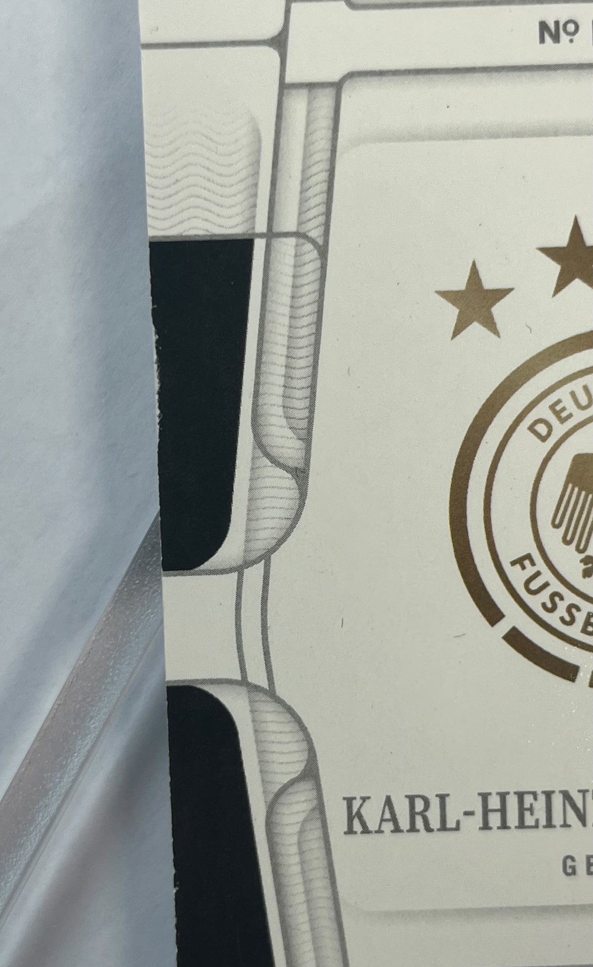 2022 Panini National Treasures FIFA Road to WC Legendary Signatures Karl-Heinz Rummenigge Auto 05/10 DFB Deutschland