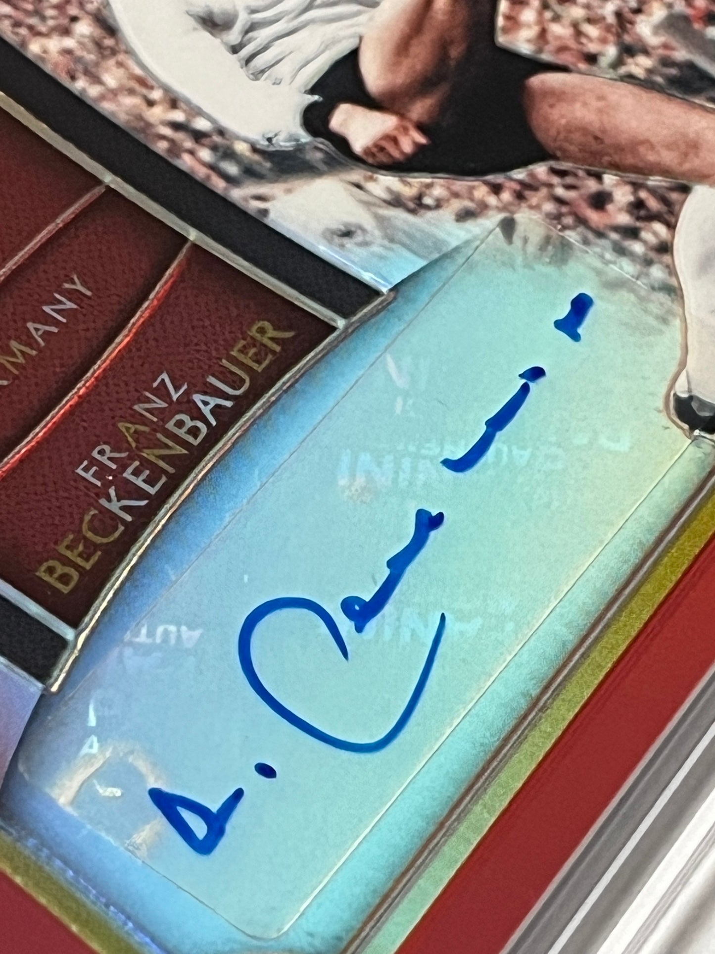 2015-16 Panini Select Soccer Historic Signatures Auto Red Franz Beckenbauer 18/20 Deutschland