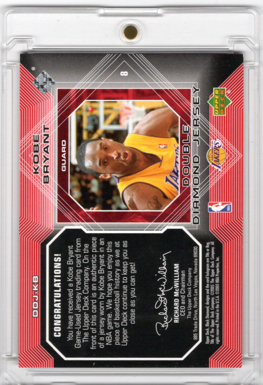 2004 Upper Deck Double Diamond Jersey Kobe Bryant 212/250 LA Lakers