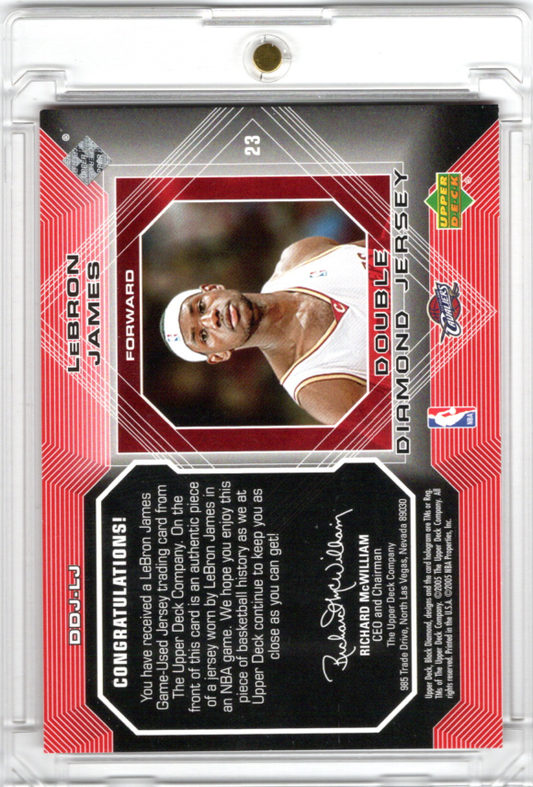 2004 Upper Deck Black Diamond Jersey Lebron James 37/250 Cleveland Cavaliers