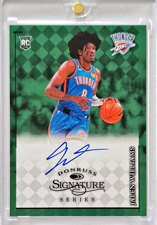 2022-23 NBA Panini Instant Donruss Jalen Williams RC Auto /10