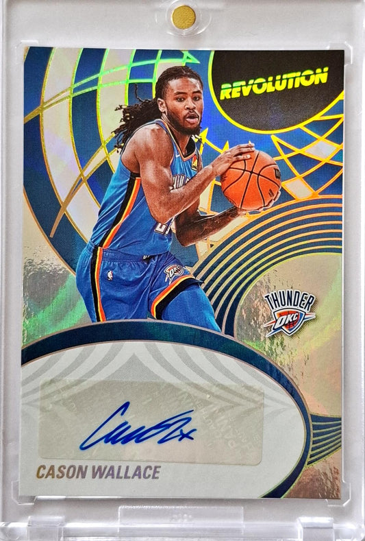 2024-25 NBA Panini Revolution Autographs Infinite Auto Cason Wallace /25