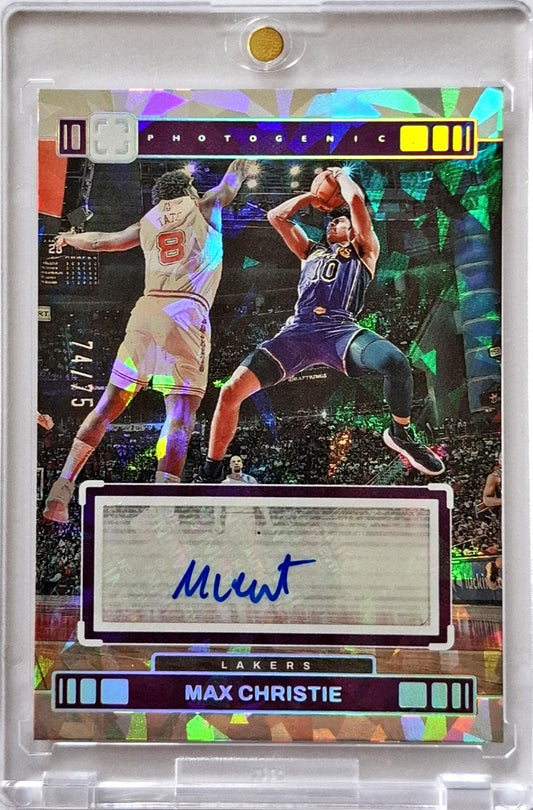 2023-24 NBA Panini Photgenic Veteran Cracked Ice Auto Max Christie /75
