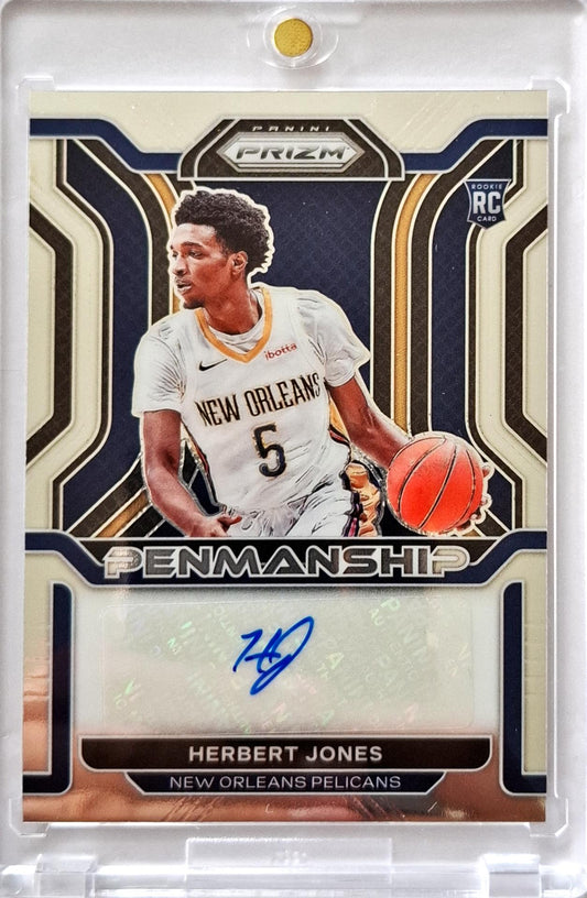2021-22 NBA Panini Prizm Penmanship Auto Herbert Jones RC Rookie