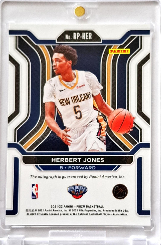 2021-22 NBA Panini Prizm Penmanship Auto Herbert Jones RC Rookie