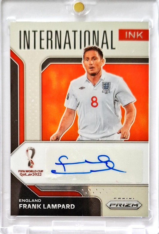 2022 Panini Prizm Fifa World Cup International Ink Frank Lampard Auto