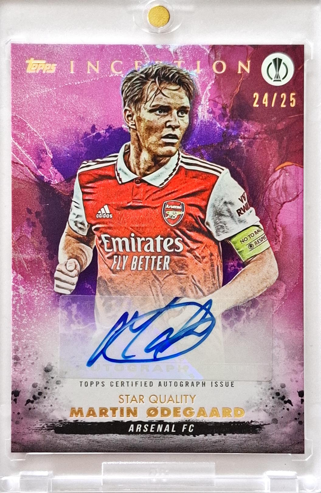 2023 Topps UCC Inception Martin Odegaard Auto 24/25