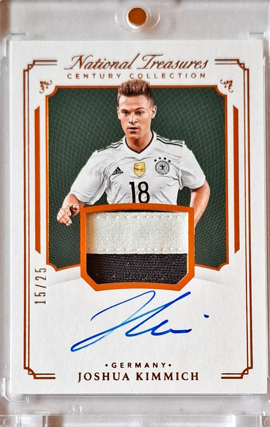 2018 Panini National Treasures Century Collection Auto Patch Joshua Kimmich /25