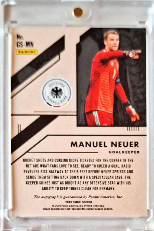 2019 Panini Gold Strike on Card Auto Autograph Manuel Neuer