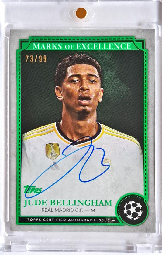 2023-24 Topps Chrome Marks of Excellence Auto Jude Bellingham /99