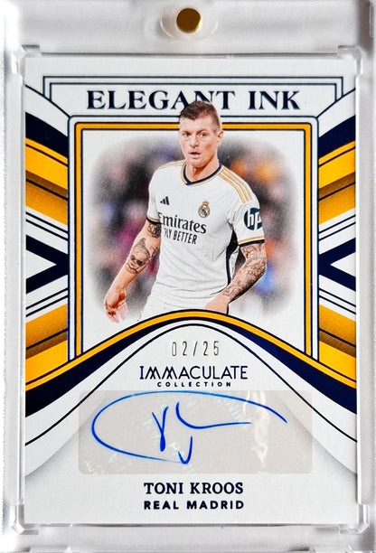 2023-24 Panini Immaculate Elegant Ink Auto Toni Kroos 02/25