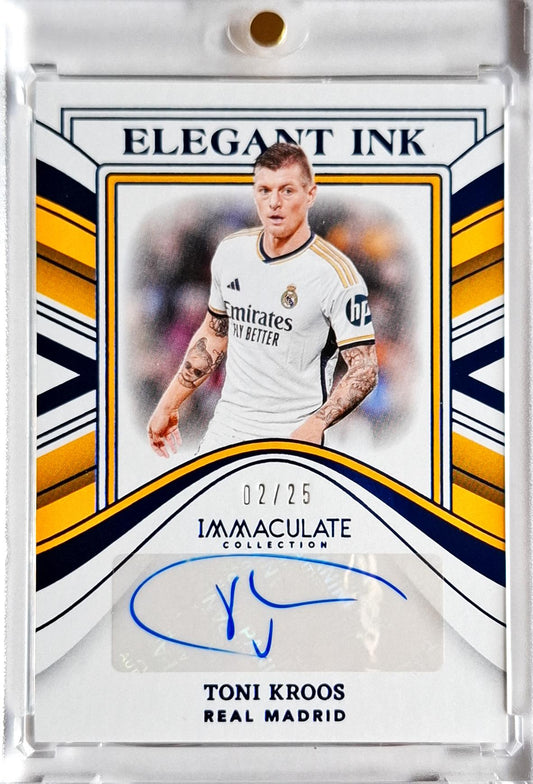 2023-24 Panini Immaculate Elegant Ink Auto Toni Kroos 02/25
