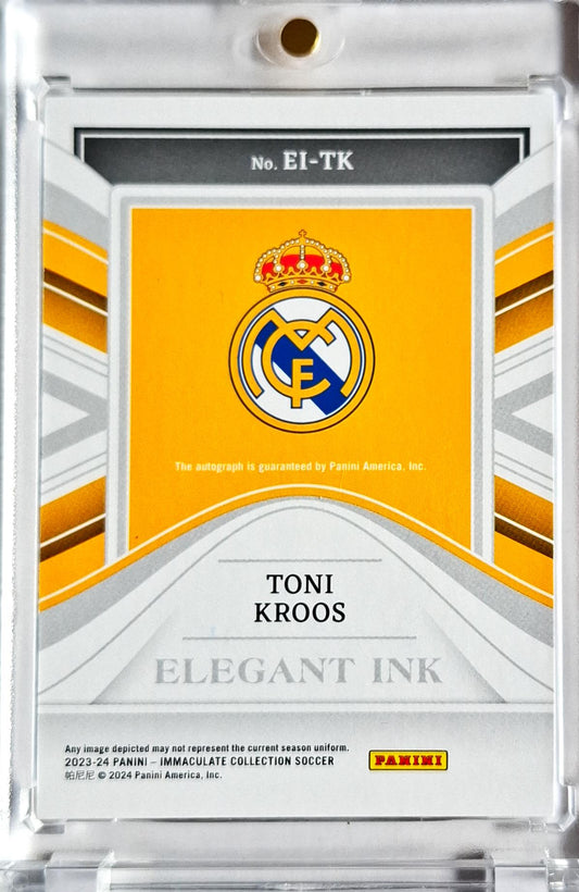 2023-24 Panini Immaculate Elegant Ink Autograph Auto Toni Kroos /25