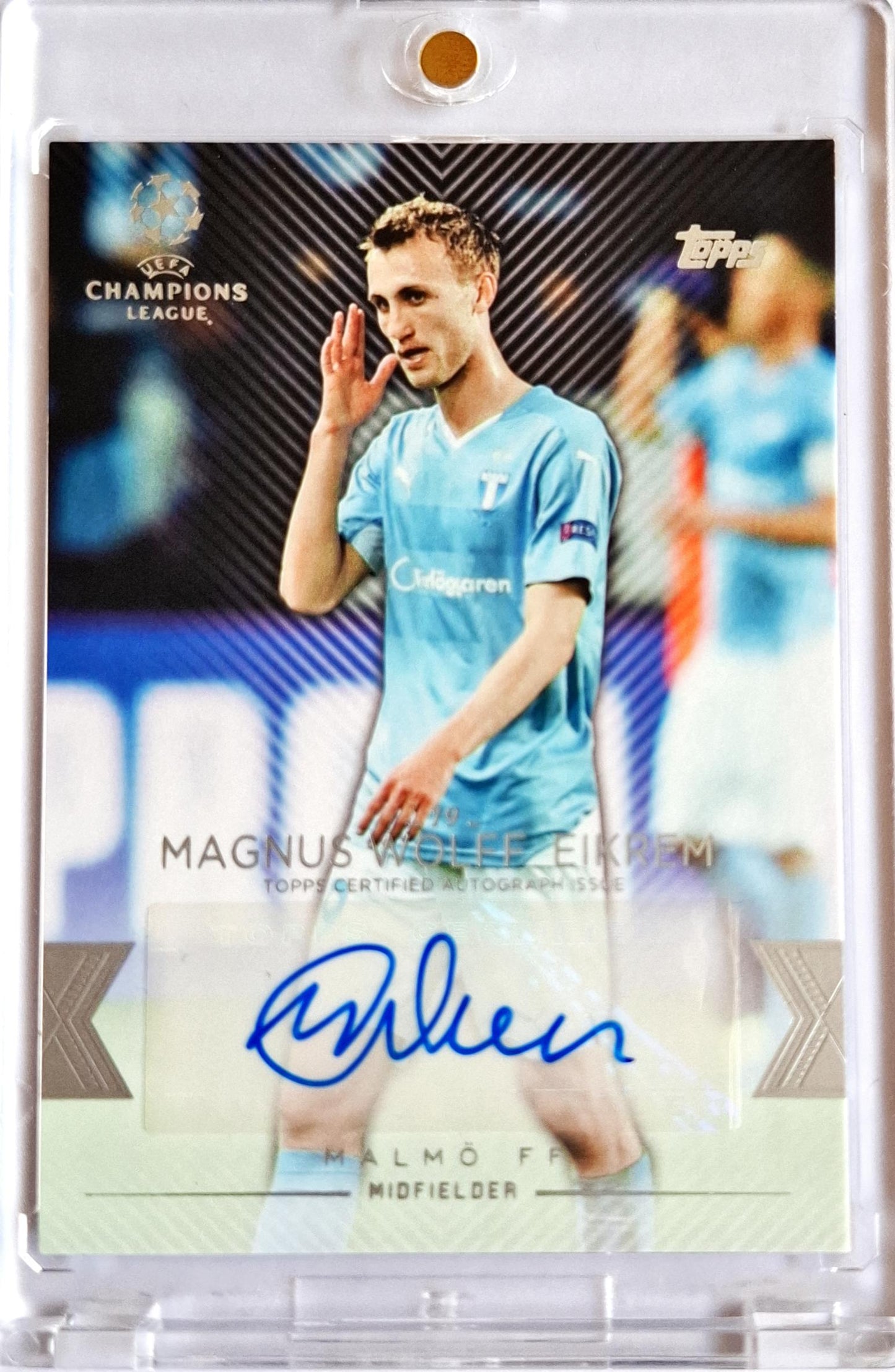 2016 Topps Showcase UCL Autograph Auto Magnus Wolff Eikrem
