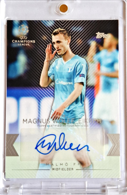 2016 Topps Showcase UCL Autograph Auto Magnus Wolff Eikrem