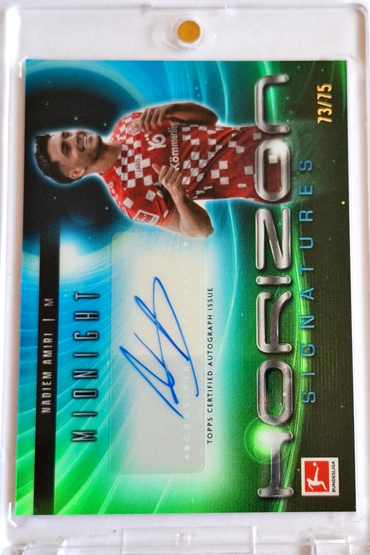 2024-25 Topps Midnight Bundesliga Auto Nadiem Amiri /75