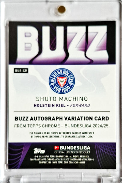 2024-25 Topps Chrome Bundesliga Buzz Auto Shuto Machino /100