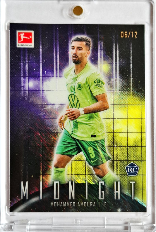 2024-25 Topps Midnight Bundesliga Mohammed Amoura /12 RC SP