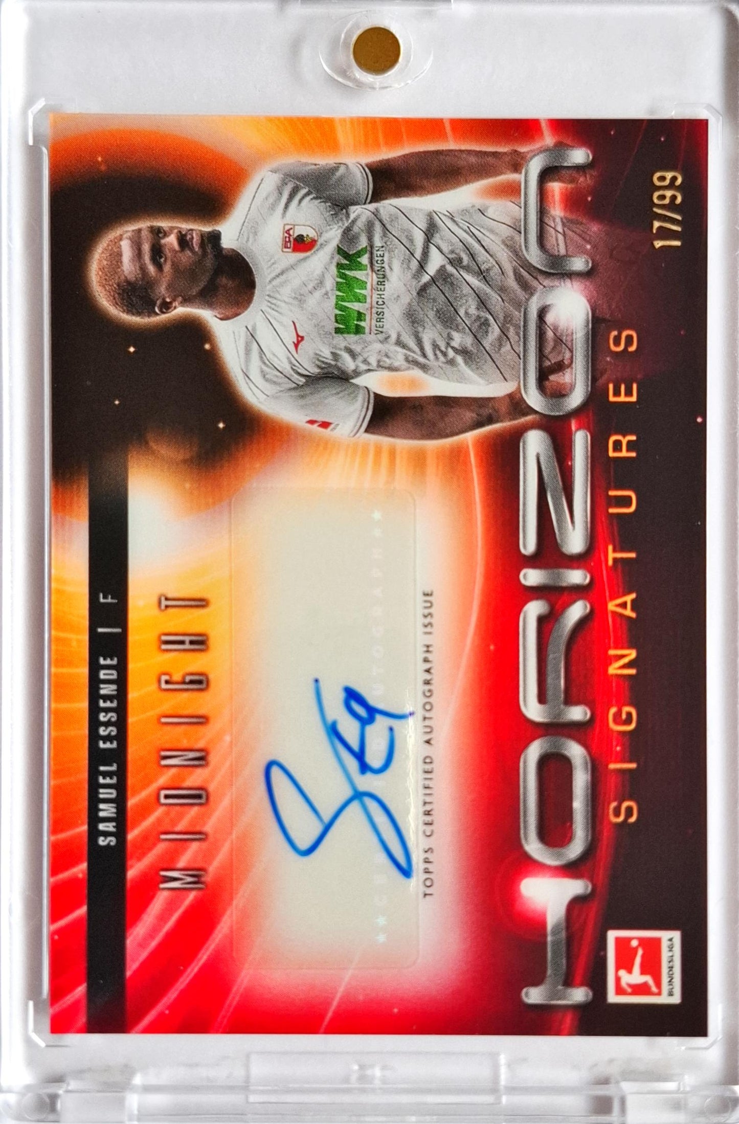 2024-25 Topps Midnight Bundesliga Auto Samuel Essende /99