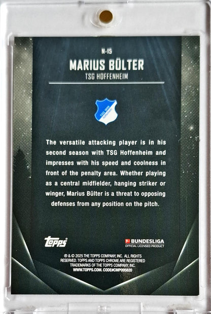 2024-25 Topps Midnight Bundesliga Marius Bülter /25 TSG Hoffenheim