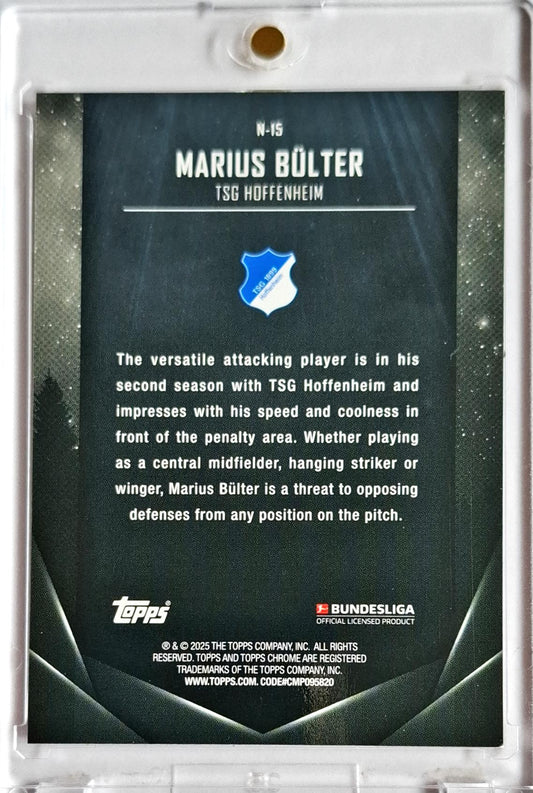2024-25 Topps Midnight Bundesliga Marius Bülter /25 TSG Hoffenheim