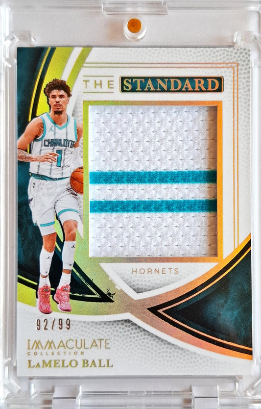 2024-25 Panini Immaculate The Standard Jersey Lamelo Ball /99 Charlotte Hornets