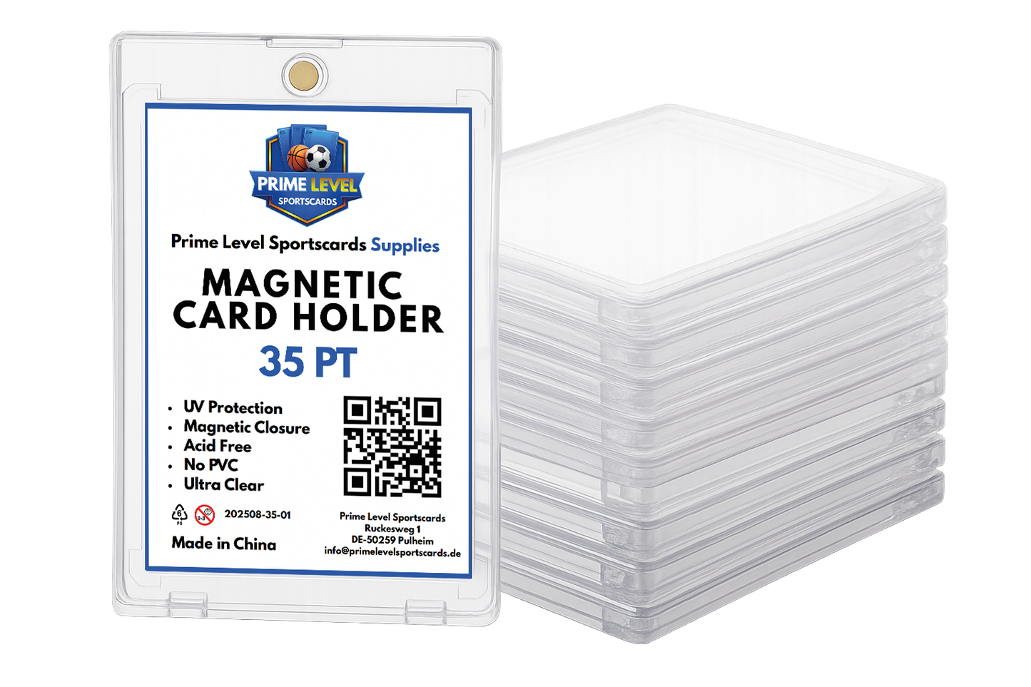 Prime Level Sportscards Supplies | Trading Card Magnetic Holder | Magholder | Mags | 35pt / 55pt / 130pt