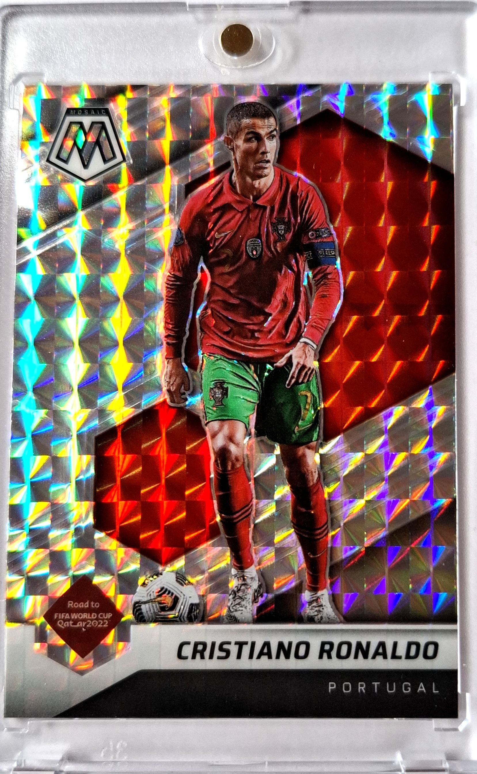 2021-22 Panini Mosaic Prizm Cristiano Ronaldo Portugal