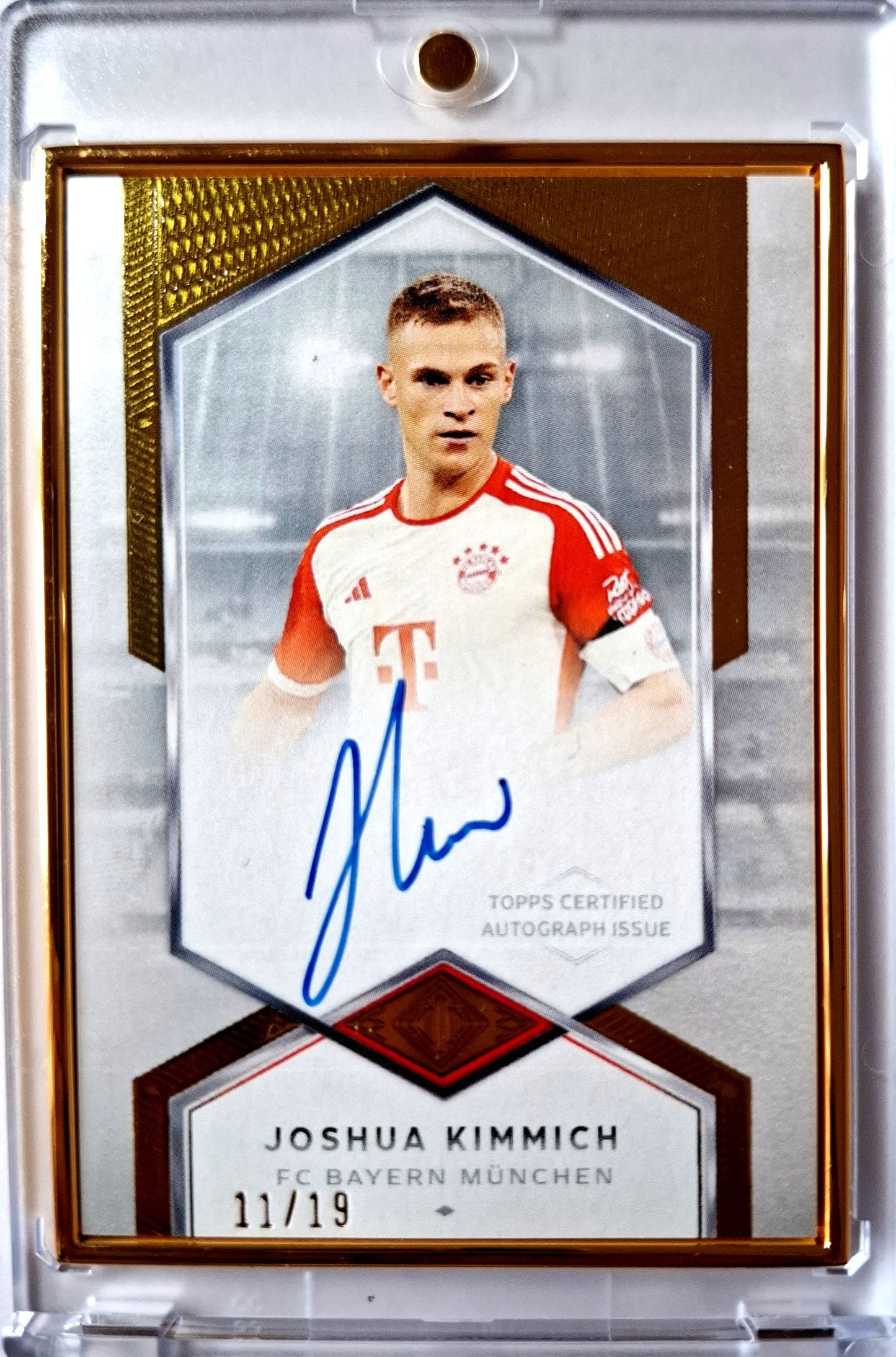 2024 Topps Transcedent Gold Frame On Card Auto Joshua Kimmich 11/19 FC Bayern München