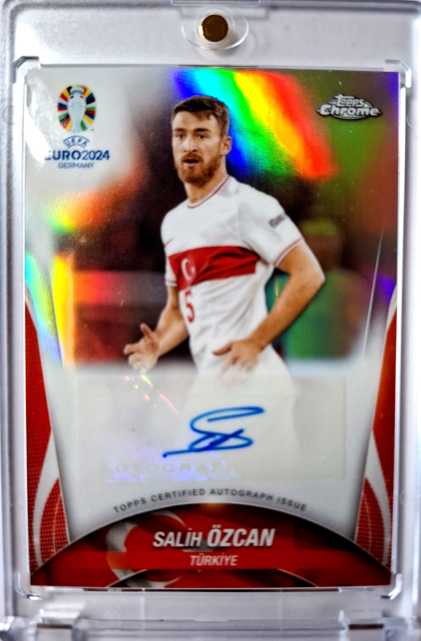2024 Topps Chrome UEFA Euro 2024 Autograph Salih Özcan Auto Türkei Türkiye