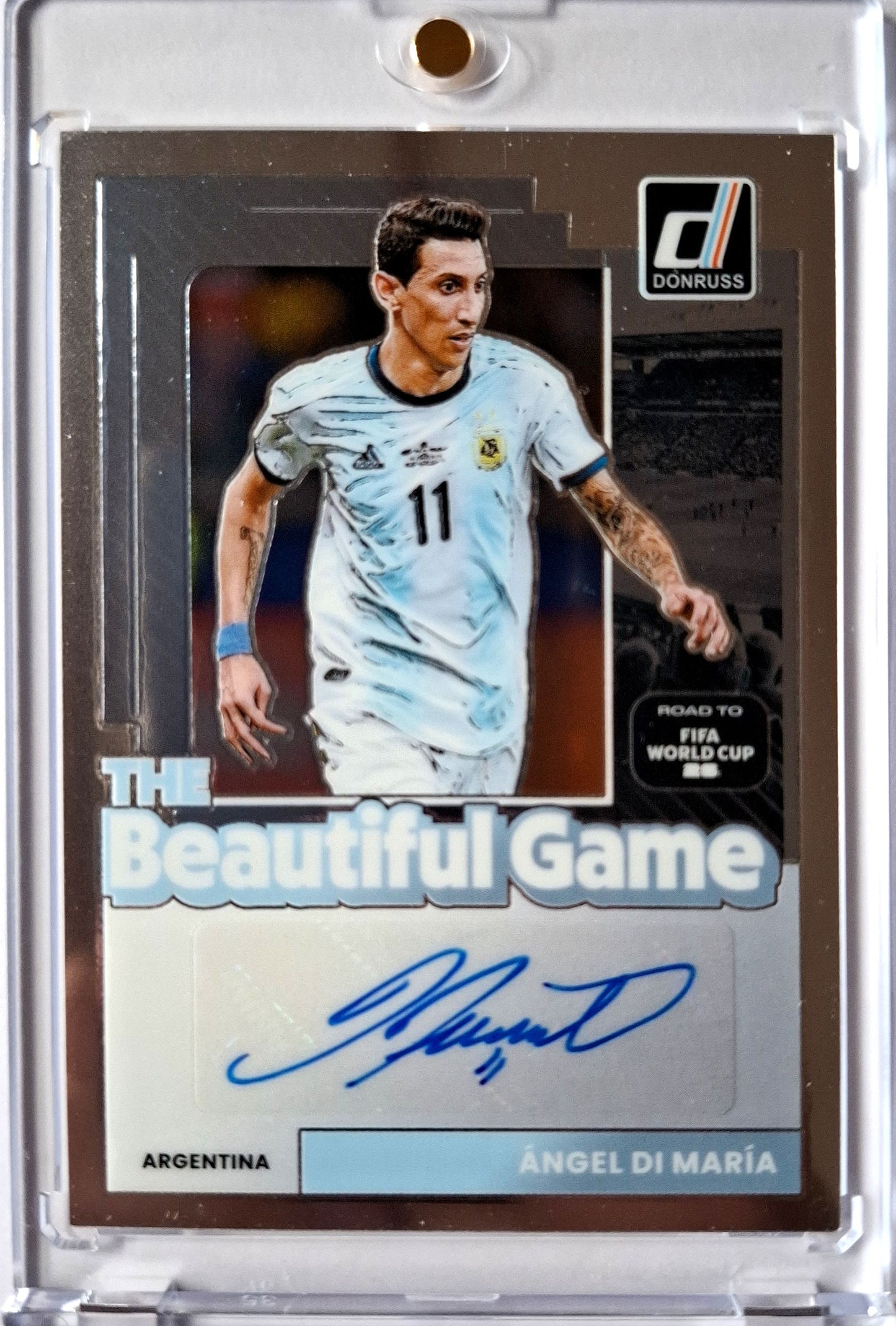 2025-26 Panini Donruss The Beautiful Game Angel Di Maria Auto Argentinien