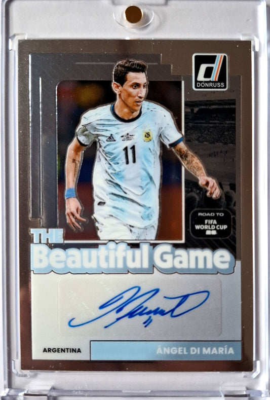 2025-26 Panini Donruss The Beautiful Game Angel Di Maria Auto Argentinien