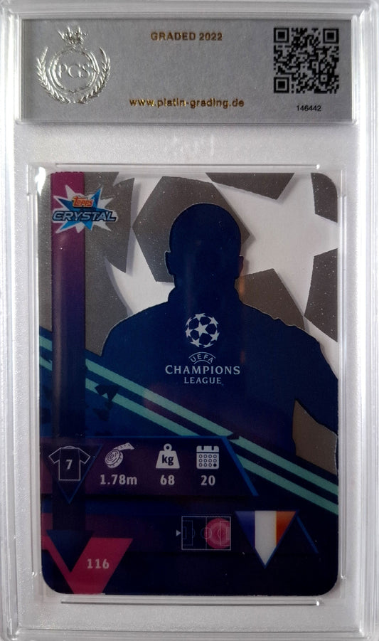 2019 Topps Chystal UCL Master Kylian Mbappe PSG Paris St. Germain PGS 9.5 GEM Mint