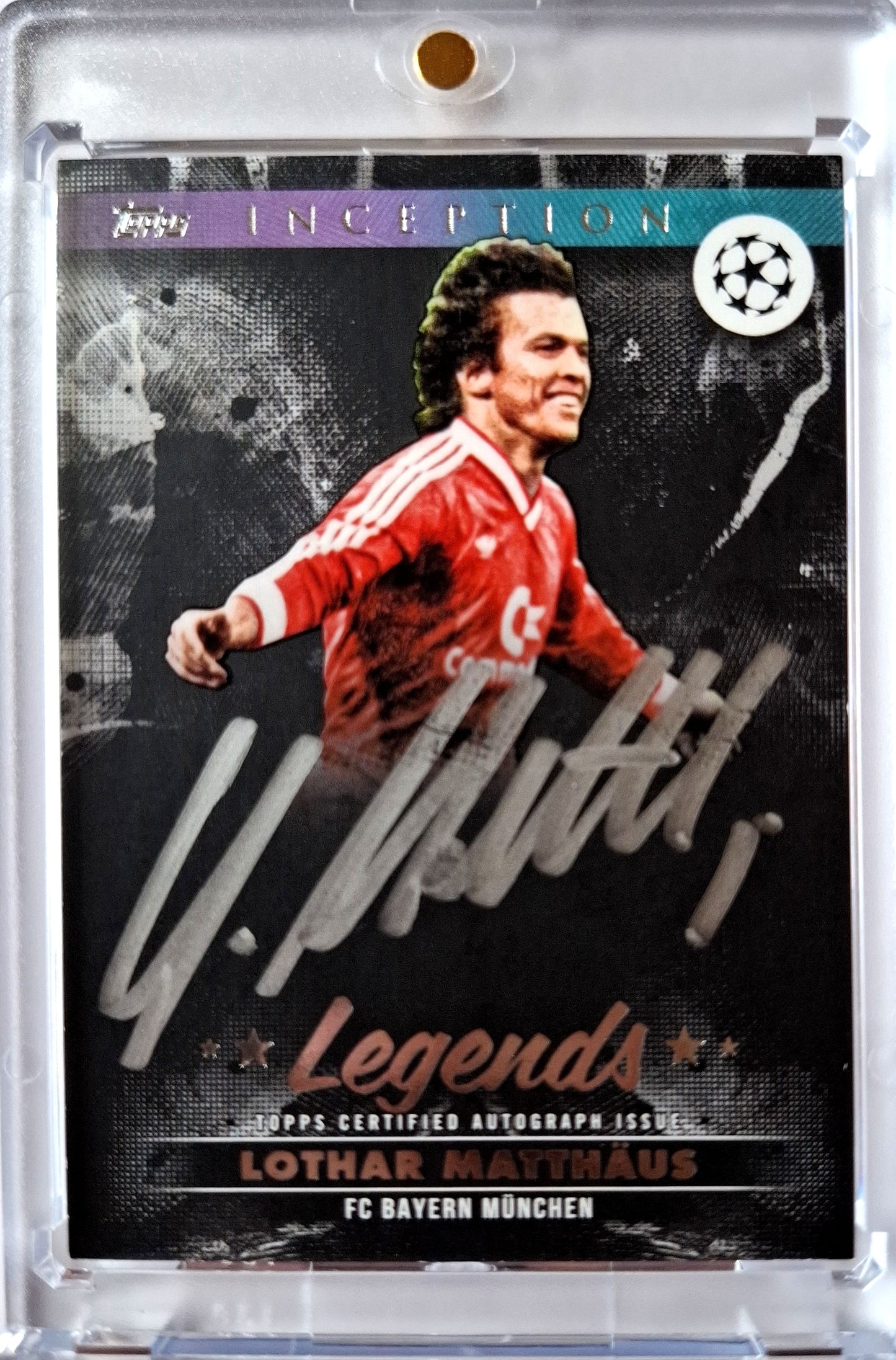 2024-25 Topps Inception UCC Silver Signings Autograph Lothar Matthäus Auto FC Bayern München