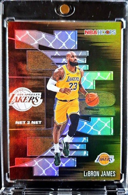 2025-26 Topps NBA Hoops Net 2 Net LeBron James SP Karte Los Angeles Lakers.