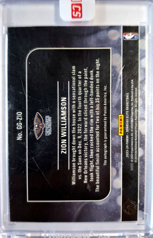 2023-24 Panini Donruss Elite GenreGraphs Zion Williamson Auto 14/25 Sealed New Orleans Pelicans