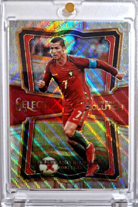 2017-18 Panini Select Soccer In The Clutch Cristiano Ronaldo Karte Portugal.