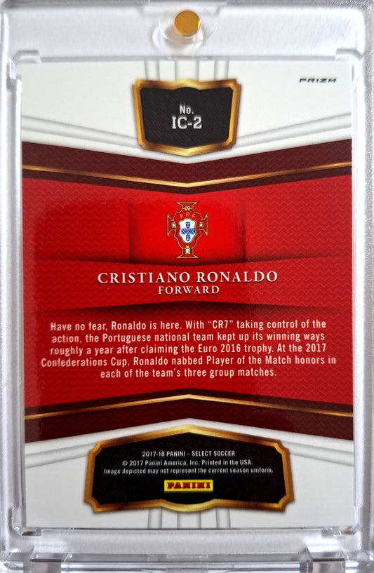 2017-18 Panini Select Soccer In The Clutch Cristiano Ronaldo Portugal