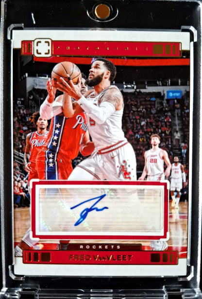 2023-24 Panini Photogenic Veteran Autographs Fred VanVleet Auto Karte Houston Rockets.