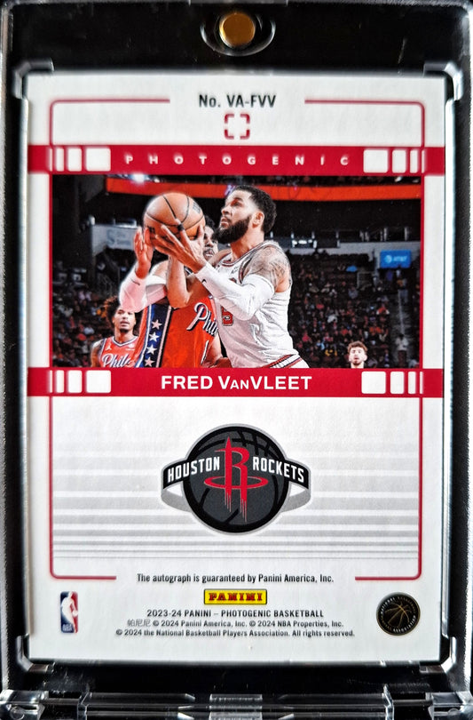 2023-24 Panini Photogenic Veteran Autographs Fred VanVleet Auto Houston Rockets