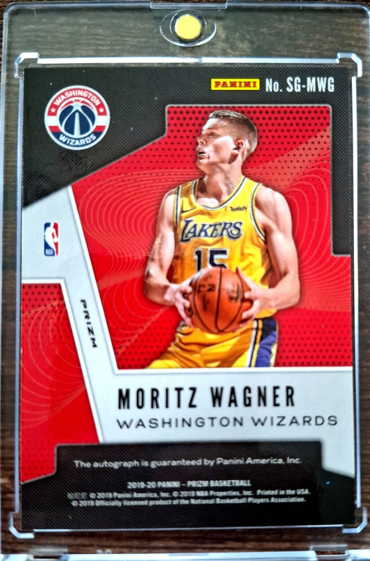 2019-20 Panini Prizm Signatures Moritz Wagner Auto Los Angeles Lakers