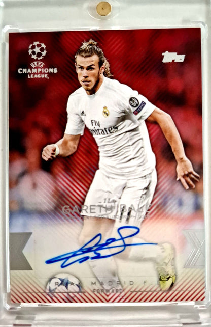2016 Topps Showcase UCL Red Gareth Bale Auto 23/25 Real Madrid