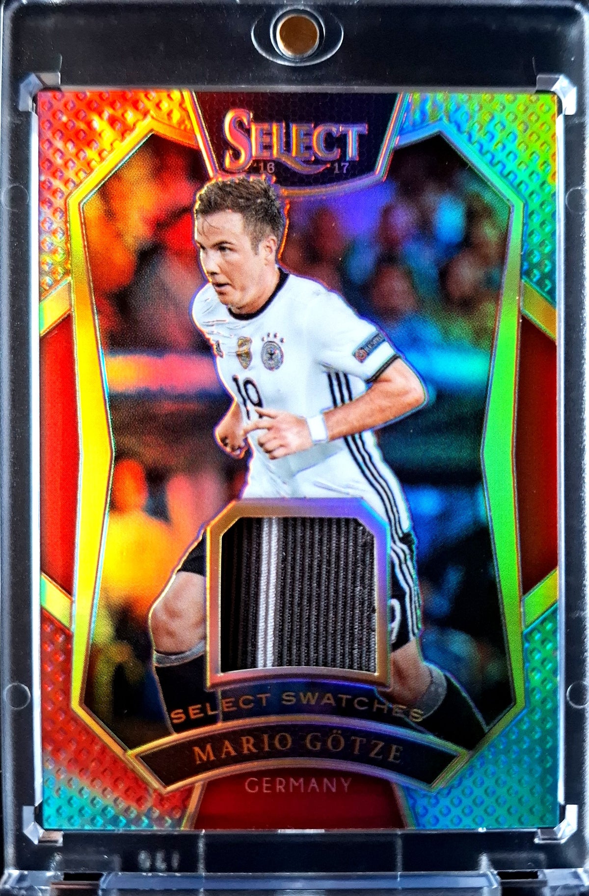 2016-17 Panini Select Swatches Jersey Patch Mario Götze Karte 27/30 Player Worn DFB Deutschland.