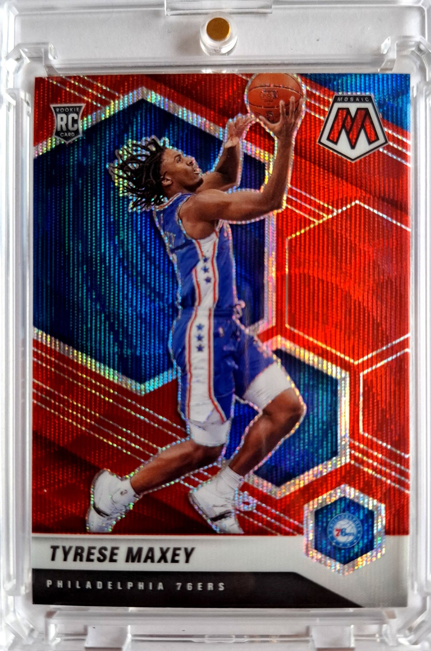2020-21 Panini Prizm Red Tyrese Maxey RC Rookie Philadelphia 76ers