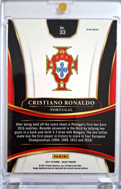 2017-18 Panini Select Soccer Terrace Multi-Color Prizm Cristiano Ronaldo SP Portugal