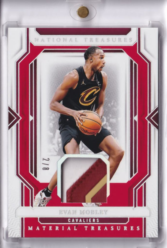 2023-24 NBA Panini National Treasures Material Treasures Game Worn Patch Evan Mobley /8