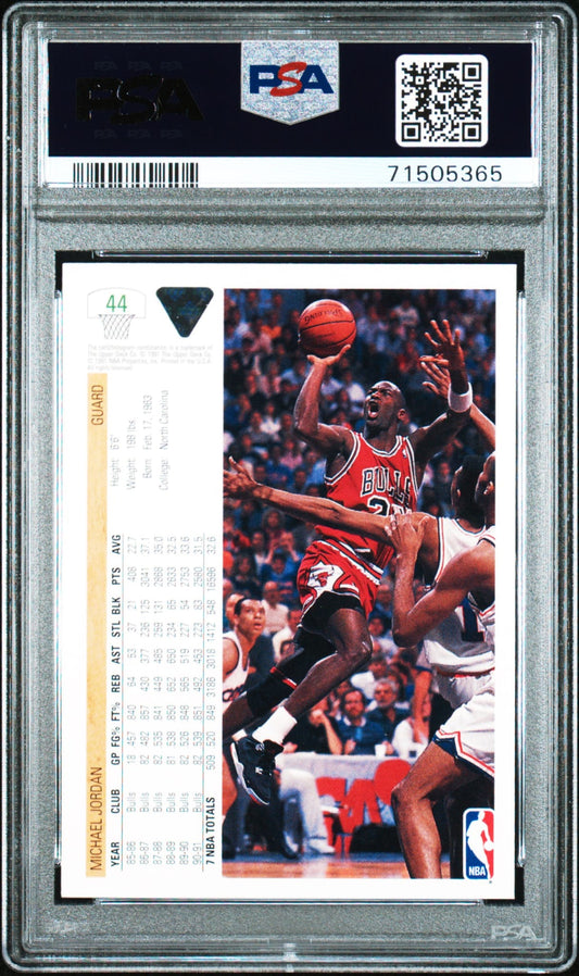 1991-92 Upper Deck #44 Michael Jordan PSA 9 Mint Chicago Bulls