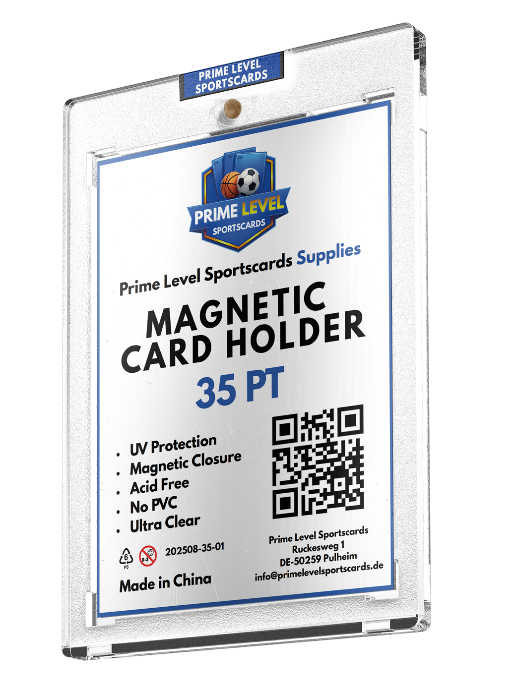 Prime Level Sportscards Supplies | Trading Card Magnetic Holder | Magholder | Mags | 35pt / 55pt / 130pt